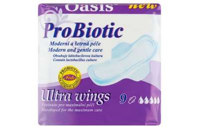 Oasis ProBiotic Ultra Wings intimní vložky 9 kusů